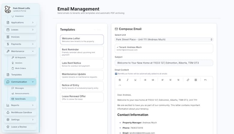 Email Management System