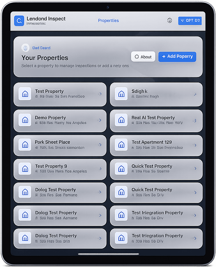 Landlord Inspect - Properties